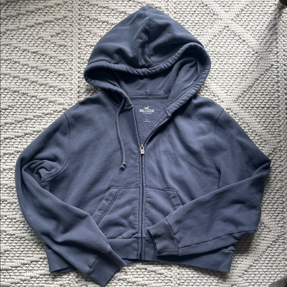 Hollister Navy Hooded Sweatshirt